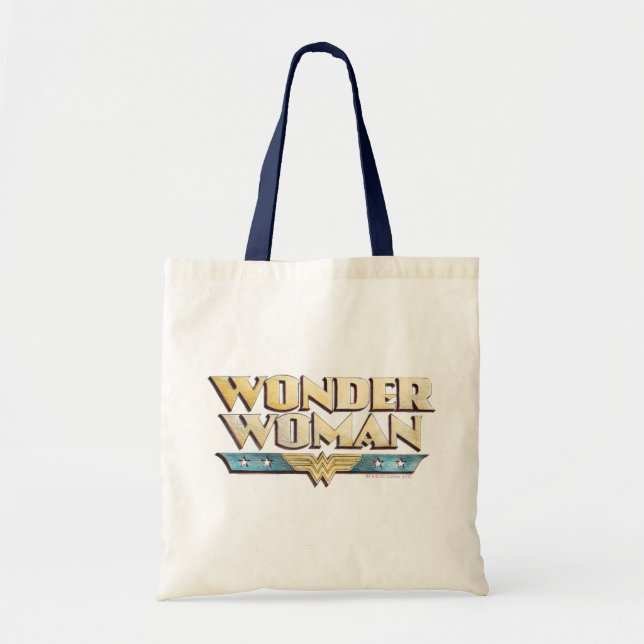 Wonder Woman Pencil Logo Tote Bag (Front)