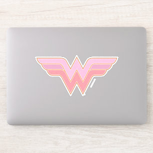 Wonder Woman Pink and Orange Mesh Logo