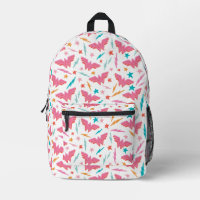 Wonder Woman Pink Logo and Lightning Pattern
