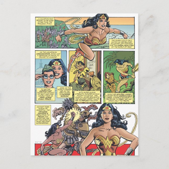 Wonder Woman Princess Diana Postcard (Front)