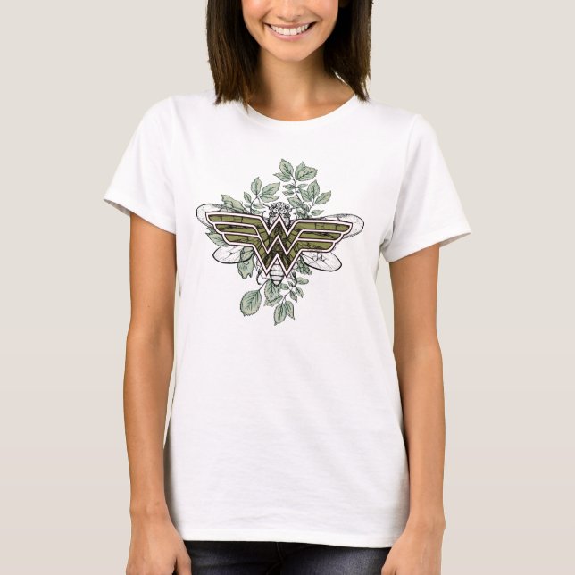 Wonder Woman Queen Bee Logo T-Shirt (Front)
