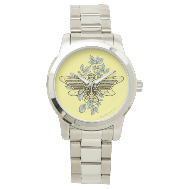 Wonder Woman Queen Bee Logo Watch (Front)
