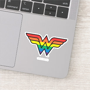 Wonder Woman Rainbow Logo