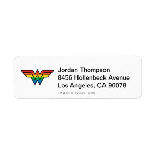 Wonder Woman Rainbow Logo