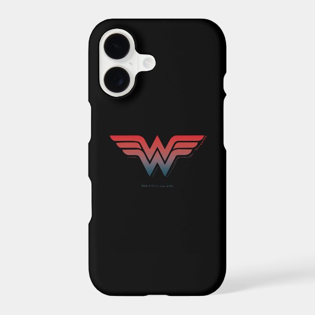 Wonder Woman Red Blue Gradient Logo (Back)