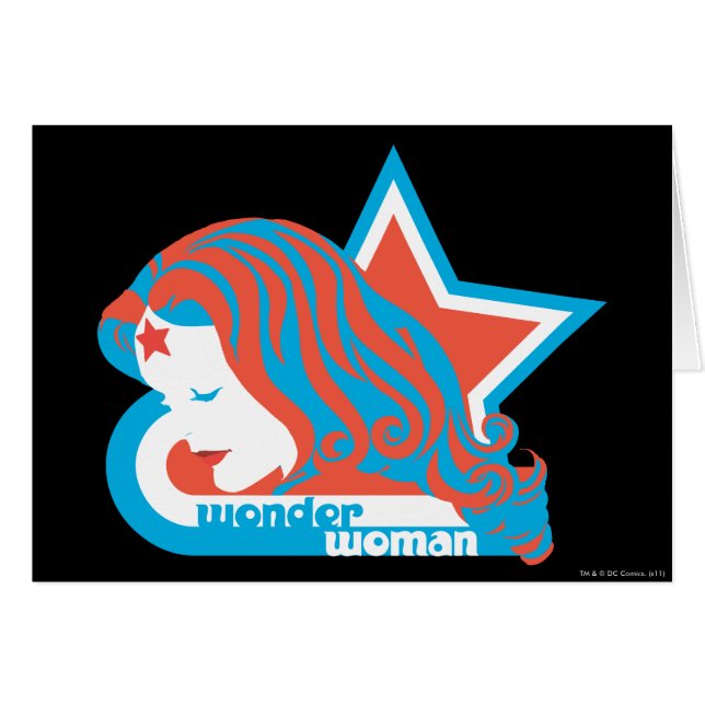 Wonder Woman Red & Blue Star (Front Horizontal)