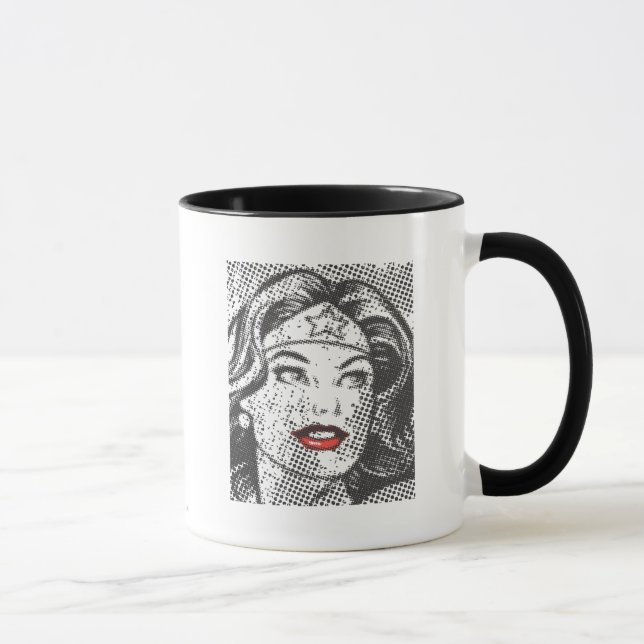 Wonder Woman Red Lips Mug (Right)
