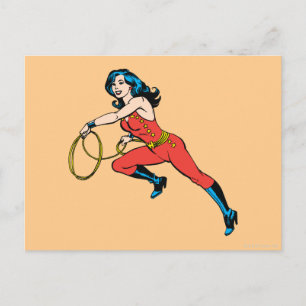 Wonder Woman Red Outfit Postcard