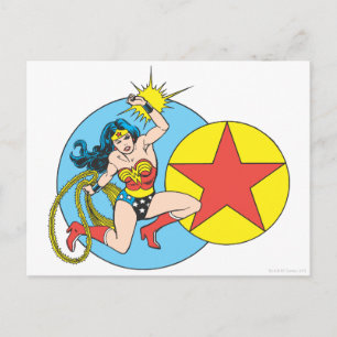 Wonder Woman Red Star Postcard