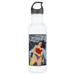 Wonder Woman Retro City Sunburst 710 Ml Water Bottle