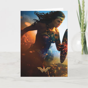 Wonder Woman Running on Battlefield Card