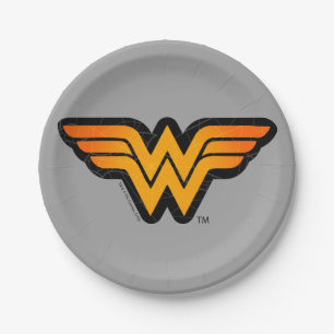 Wonder Woman   Seasonally Inspired Logo Paper Plate