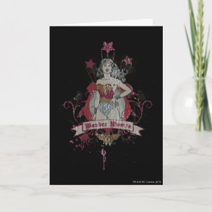 Wonder Woman Shooting Stars Card