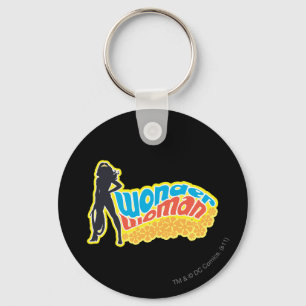 Wonder Woman Silhouette Key Ring