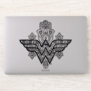 Wonder Woman Spiritual Paisley Hamsa Logo