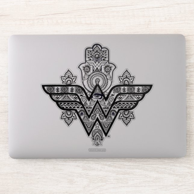 Wonder Woman Spiritual Paisley Hamsa Logo (Computer)