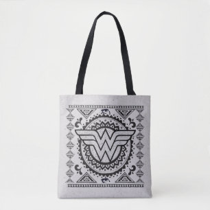 Wonder Woman Spiritual Tribal Design Tote Bag