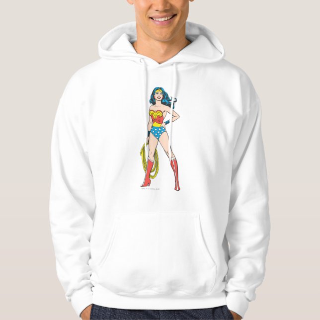 Wonder Woman Standing Hoodie (Front)