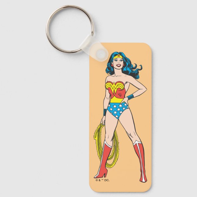 Wonder Woman Standing Key Ring (Front)