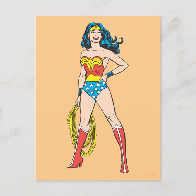 Wonder Woman Standing Postcard (Front)