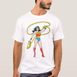 Wonder Woman Standing with Lasso T-Shirt
