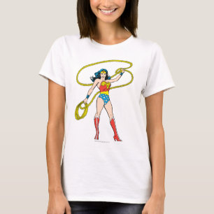 Wonder Woman Standing with Lasso T-Shirt