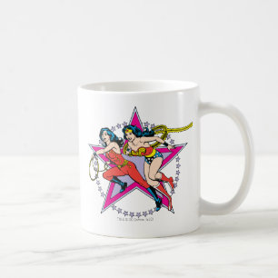 Wonder Woman Star Background Coffee Mug