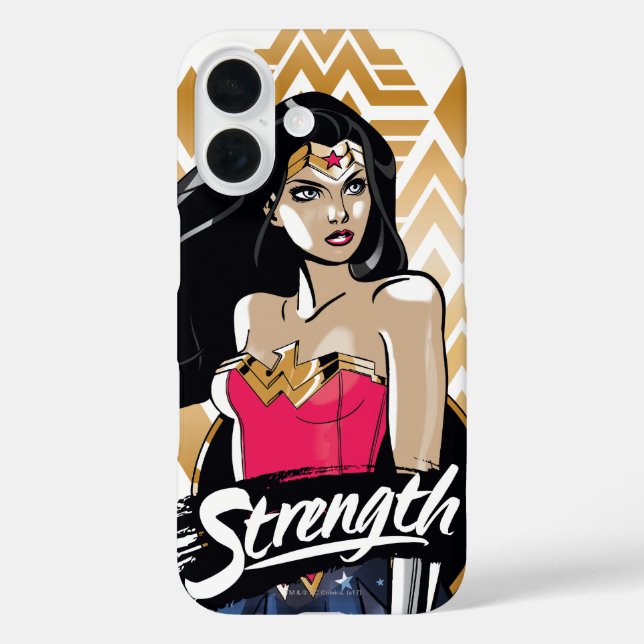 Wonder Woman Strength Case-Mate iPhone Case (Back)