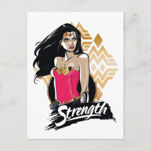Wonder Woman Strength Postcard