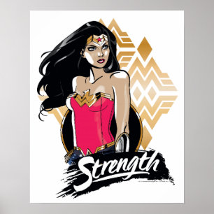 Wonder Woman Strength Poster
