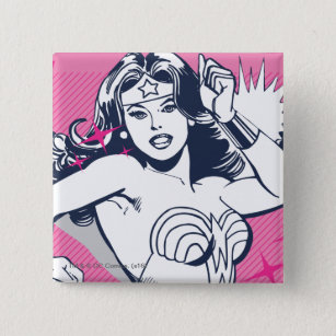 Wonder Woman Strength & Power 15 Cm Square Badge