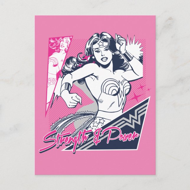 Wonder Woman Strength & Power Postcard (Front)