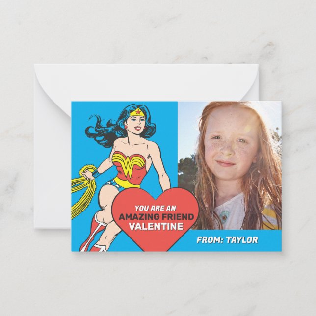 Wonder Woman Super Friend | Valentine's Day Card (Front)