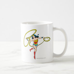 Wonder Woman Swinging Lasso Coffee Mug