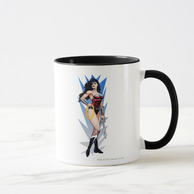 Wonder Woman & Sword Mug (Right)