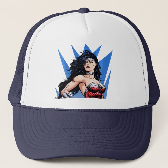 Wonder Woman & Sword Trucker Hat (Front)