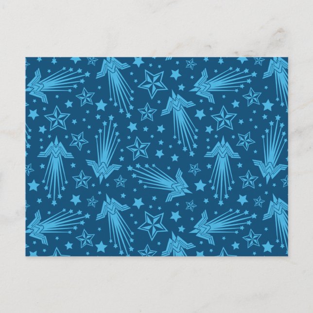 Wonder Woman Symbol Pattern Postcard (Front)
