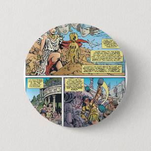 Wonder Woman Themyscira 6 Cm Round Badge