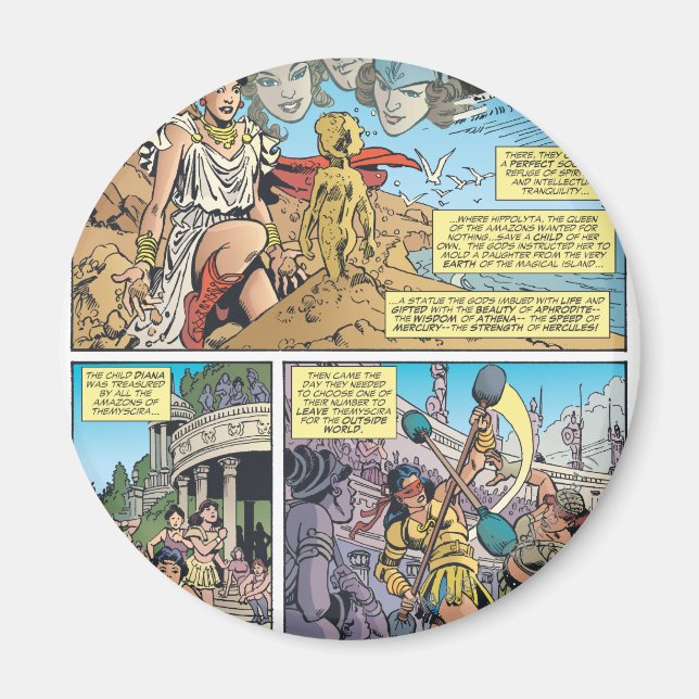 Wonder Woman Themyscira Magnet (Front)