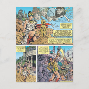 Wonder Woman Themyscira Postcard
