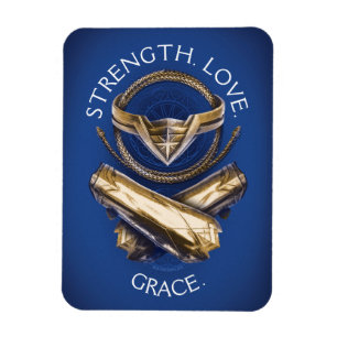 Wonder Woman Tiara, Lasso, and Bracelets Magnet