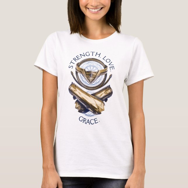 Wonder Woman Tiara, Lasso, and Bracelets T-Shirt (Front)