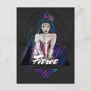 Wonder Woman Tribal Triangle Postcard