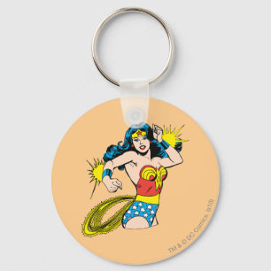 Wonder Woman Twist with Glowing Cuffs Key Ring