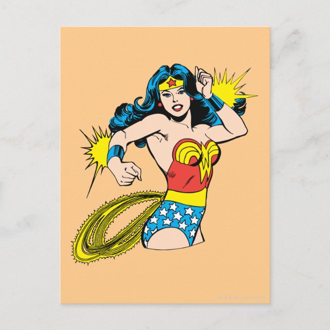 Wonder Woman Twist with Glowing Cuffs Postcard (Front)