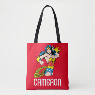 Wonder Woman Twist with Glowing Cuffs Tote Bag