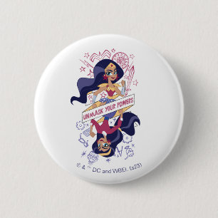 Wonder Woman Unmask Your Powers 6 Cm Round Badge