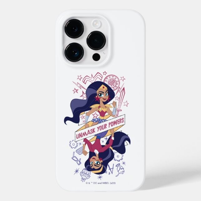 Wonder Woman Unmask Your Powers Case-Mate iPhone Case (Back)