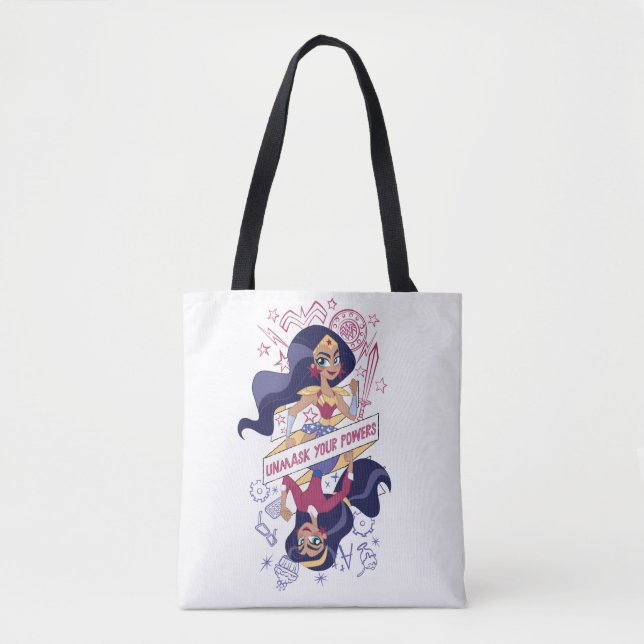 Wonder Woman Unmask Your Powers Tote Bag (Front)