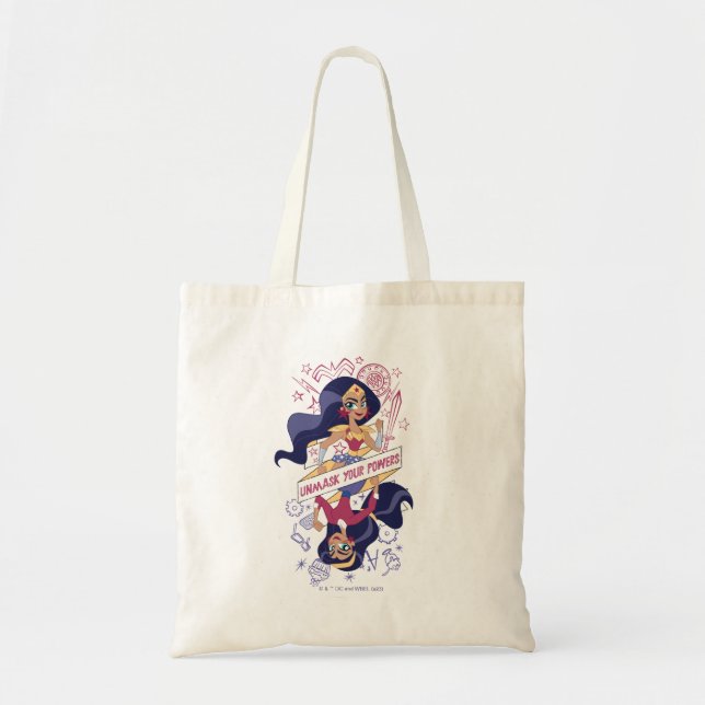 Wonder Woman Unmask Your Powers Tote Bag (Front)